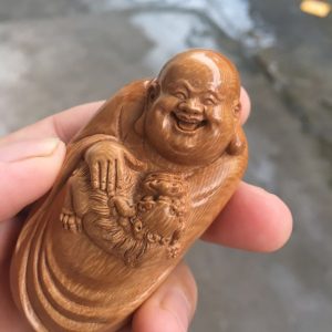 猛犸象牙咖啡貔貅弥勒佛手把件挂件 猛犸象牙咖啡貔貅弥勒佛手把件挂件