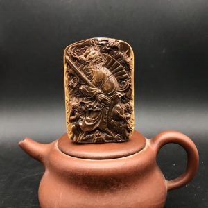 金亮大师猛犸象牙蓝皮咖啡钟馗牌子