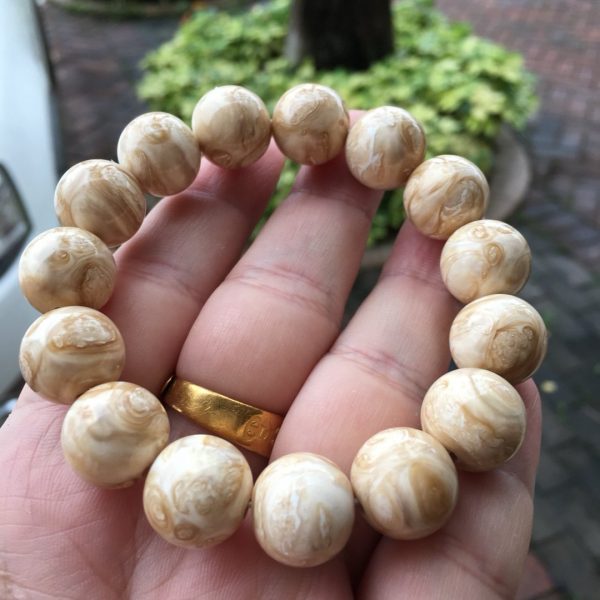 猛犸象牙15mm牙髓手串