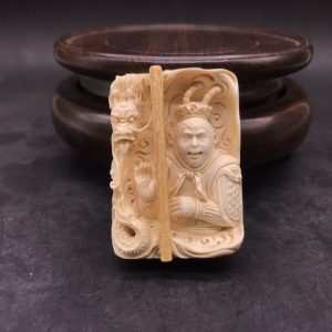 猛犸象牙牙髓齐天大圣牌子挂件